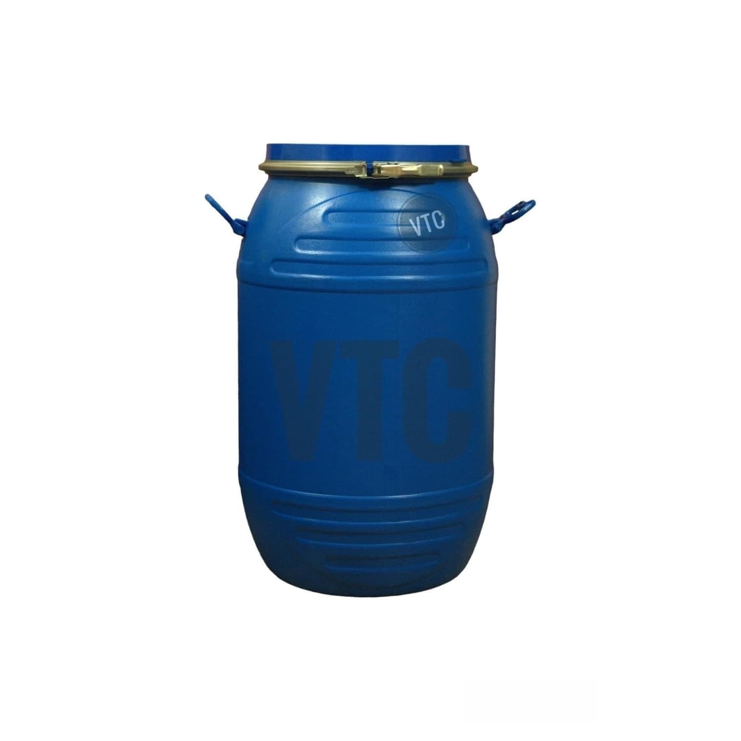 VTC H Plastic Water Storage Container Drum(80 Liters, Blue, HDPE) with Lockring Unbreakable Drum, Multipurpose Barrel (Larg)