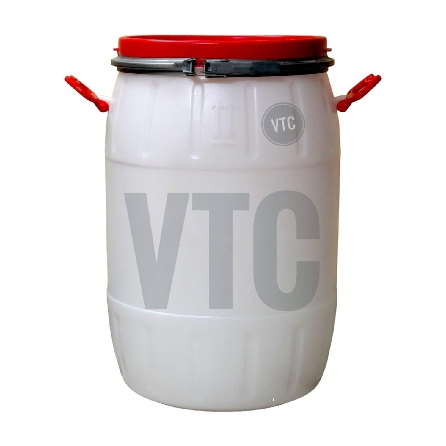 VTC WR Plastic Water Storage Container Drum(50 Liters, Blue, HDPE) with Lockring Unbreakable Drum, Multipurpose Barrel